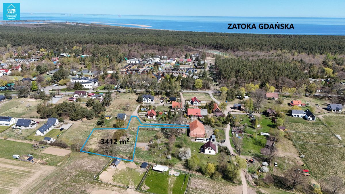 Działka budowlana Mikoszewo, ul. Leśna. Zdjęcie 1