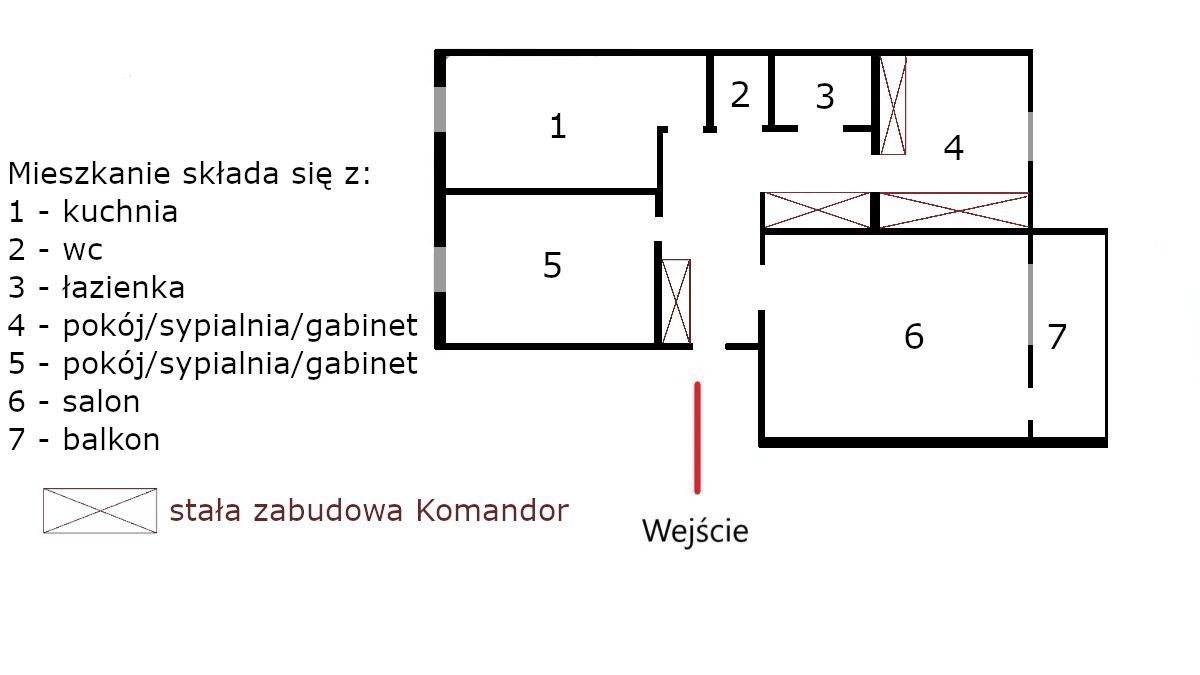 Mieszkanie 3-pokojowe Wejherowo, ul. Stefana Żeromskiego. Zdjęcie 1