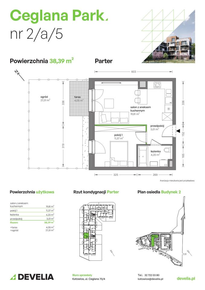 Mieszkanie 2-pokojowe Katowice Brynów, ul. Ceglana. Zdjęcie 7