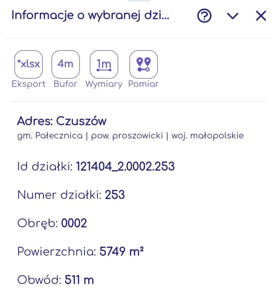 Działka rolna Czuszów. Zdjęcie 3