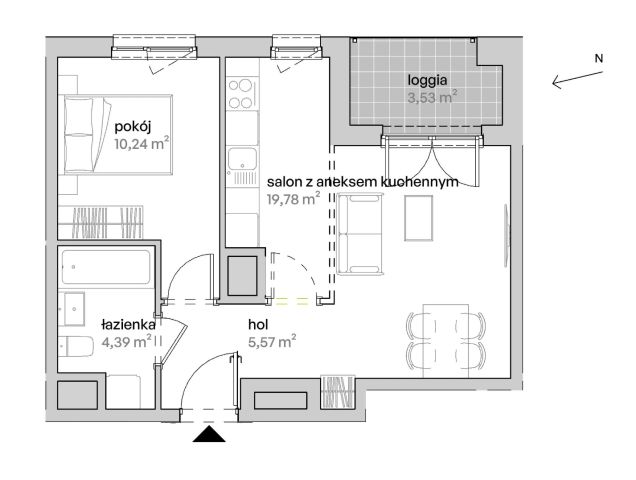 Mieszkanie 2-pokojowe Poznań Starołęka, ul. Unii Lubelskiej. Zdjęcie 7