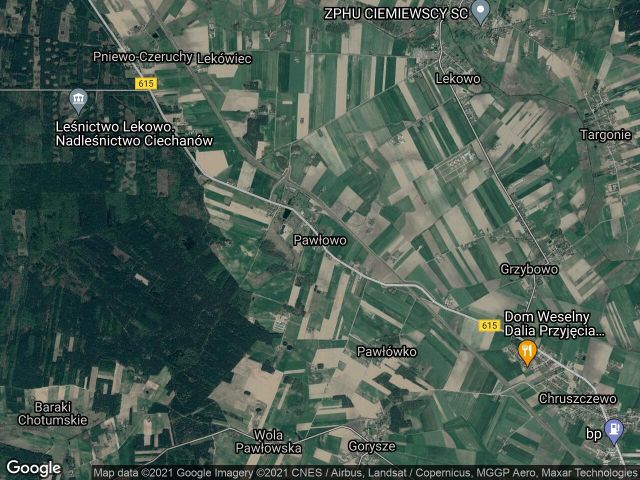 Działka rolno-budowlana Pawłowo