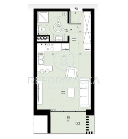 Mieszkanie 2-pokojowe Rzeszów Zalesie, ul. Mieczysławy Ćwiklińskiej. Zdjęcie 2