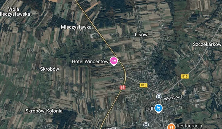 Działka rekreacyjna Wincentów