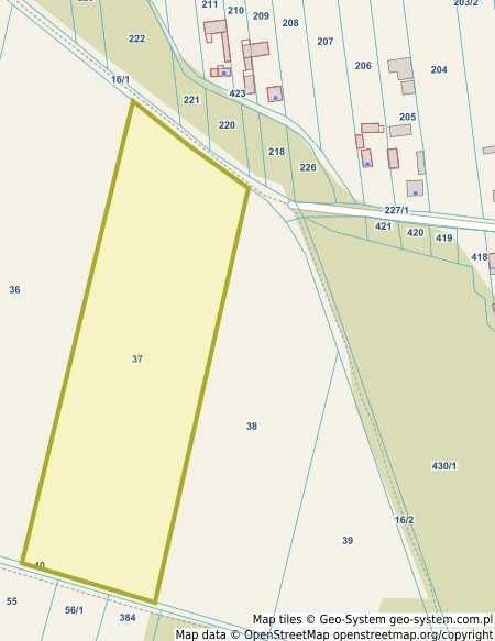 Działka rolna Brzeski