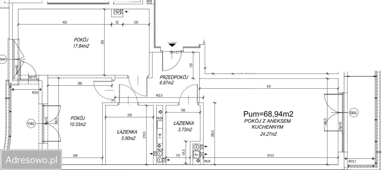 Mieszkanie 3-pokojowe Kraków Grzegórzki, ul. płk. Francesco Nullo. Zdjęcie 16