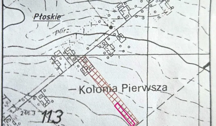 Działka budowlana Płoskie