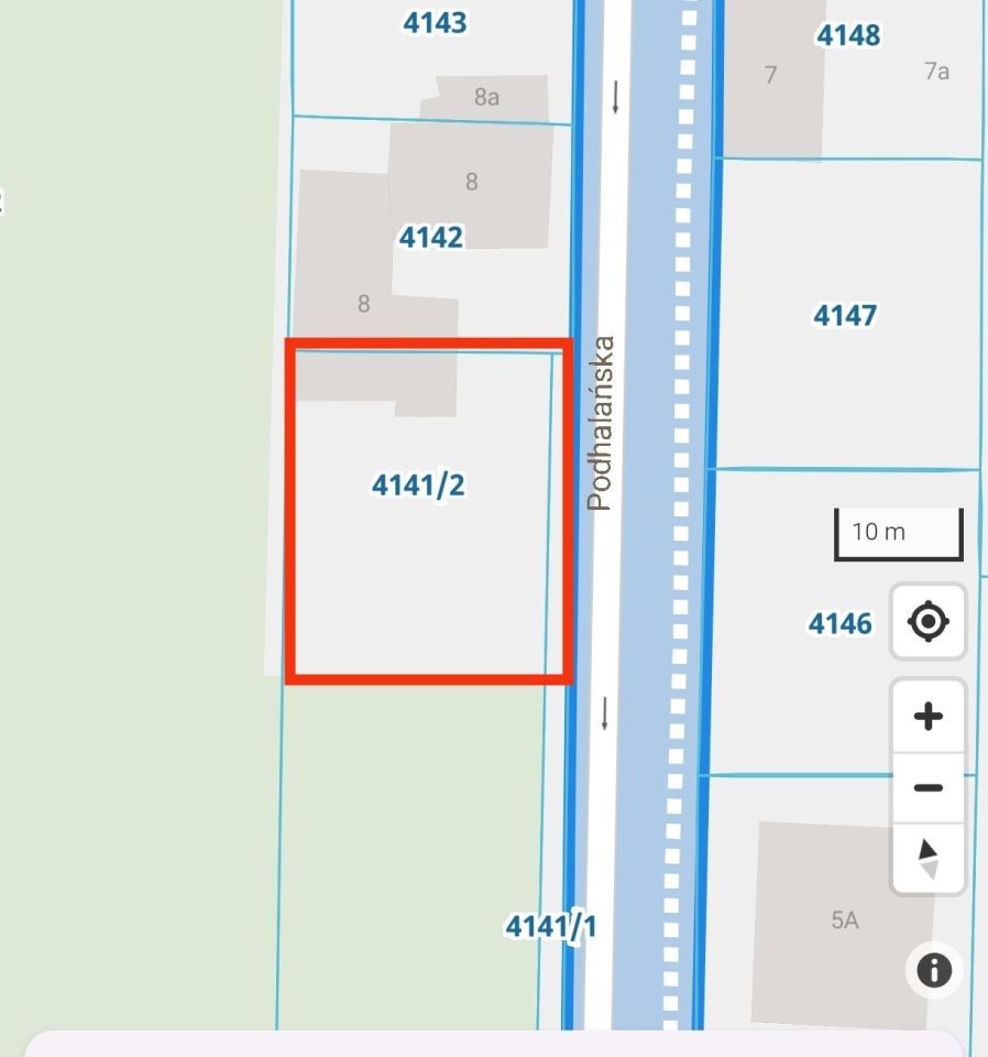 Działka rekreacyjna Sosnowiec, ul. Podhalańska