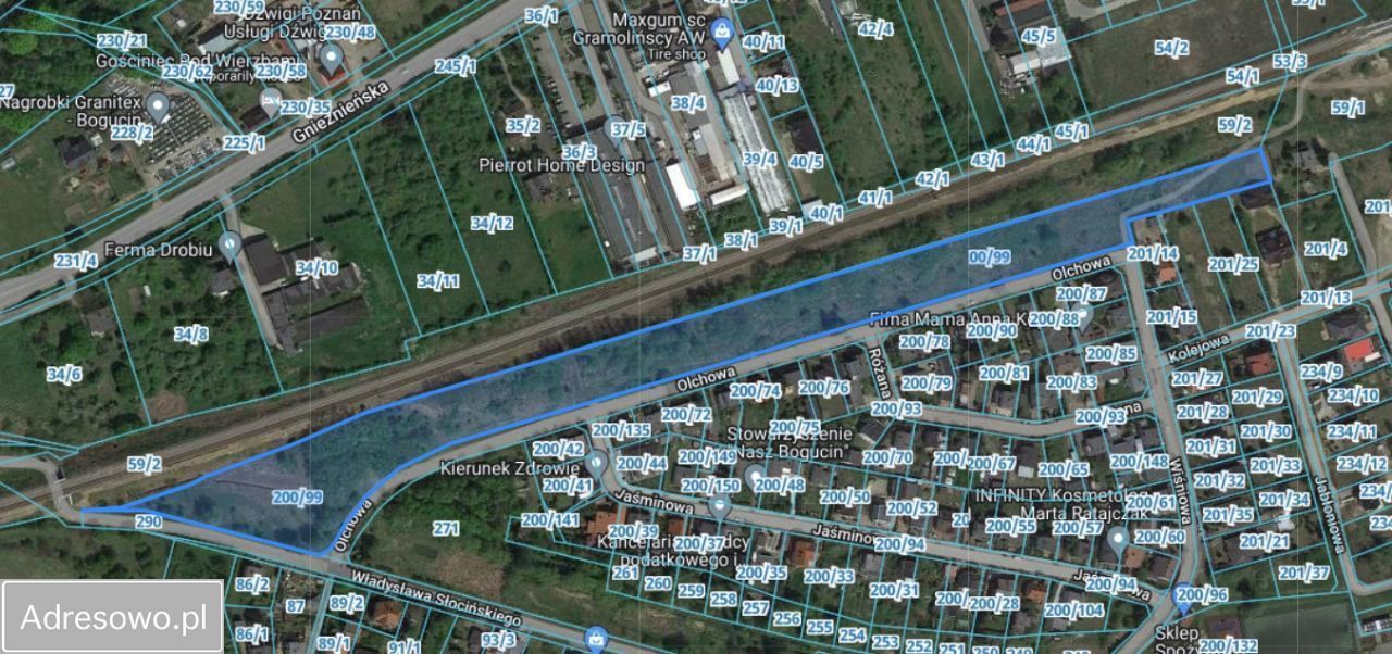 Działka inwestycyjna Bogucin, ul. Olchowa. Zdjęcie 3
