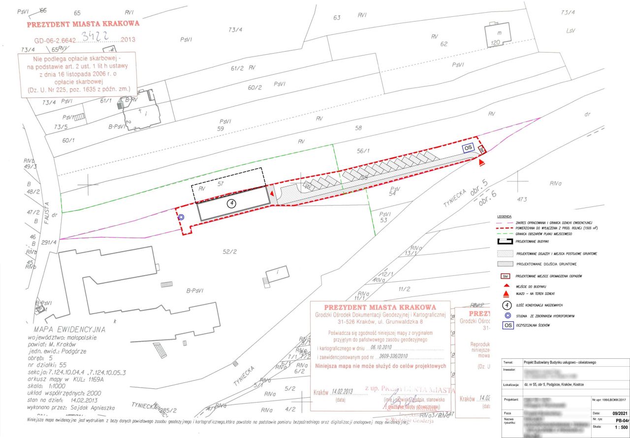 Działka inwestycyjna Kraków Podgórze, ul. Tyniecka. Zdjęcie 7