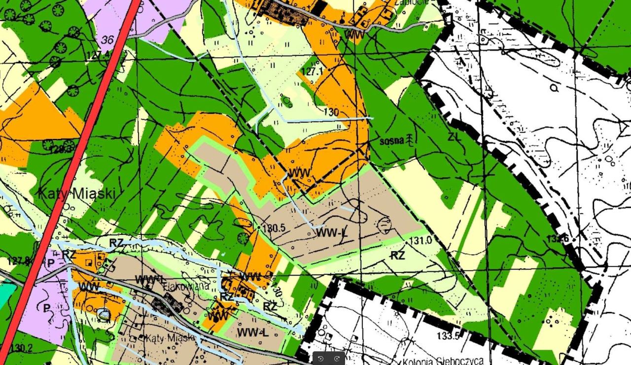 Działka rolno-budowlana Kąty-Miąski Flakowizna. Zdjęcie 5
