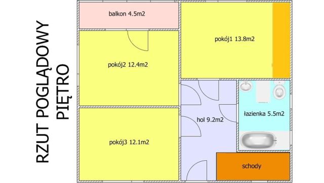 dom wolnostojący, 4 pokoje Jedlina-Zdrój, ul. Południowa. Zdjęcie 5