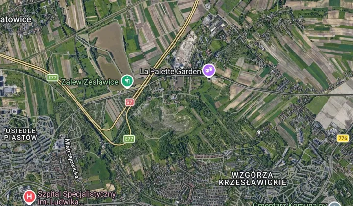 Działka budowlana Kraków Krzesławice, ul. Nad Baranówką