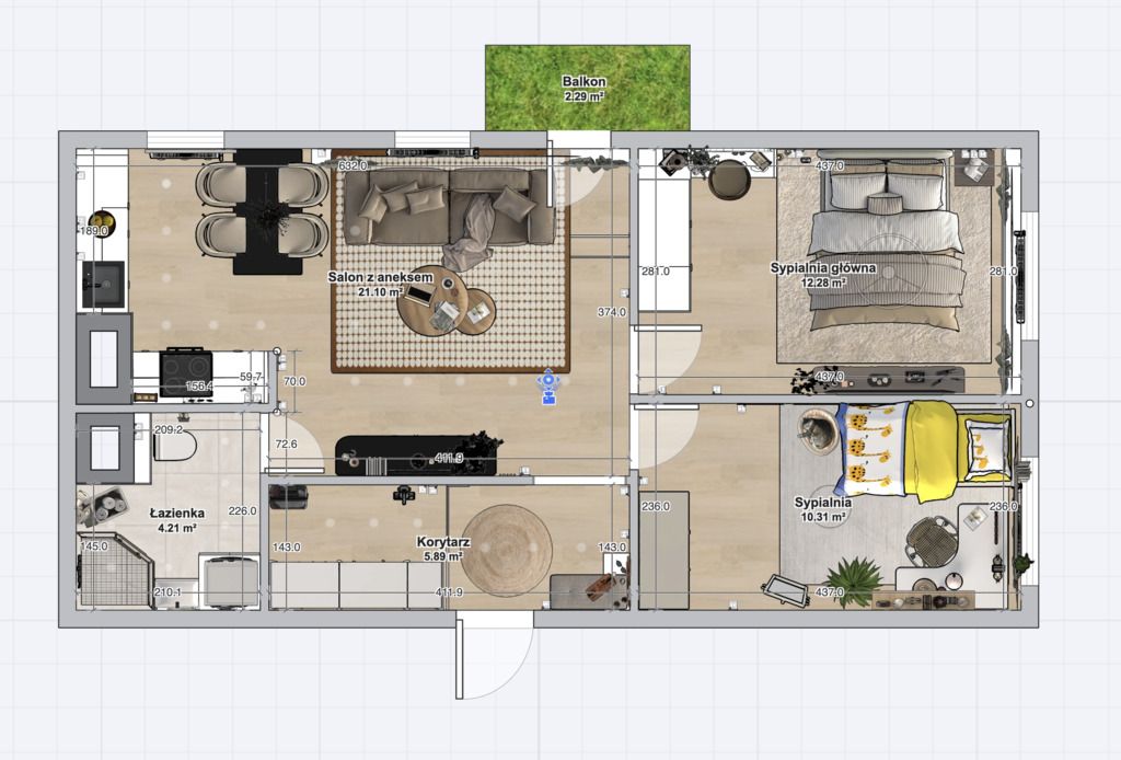 Mieszkanie 3-pokojowe Lublin Dziesiąta, ul. Spacerowa. Zdjęcie 25