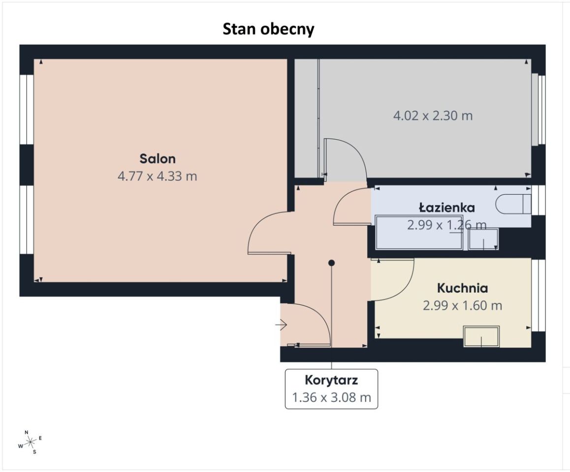 Mieszkanie 2-pokojowe Gdańsk, ul. Wygon. Zdjęcie 12
