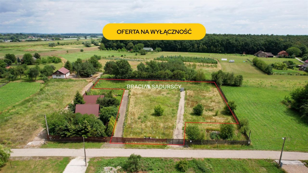 Działka budowlana Zabierzów Bocheński. Zdjęcie 1