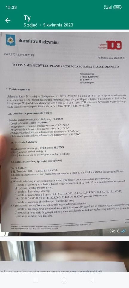 Działka budowlana Słupno. Zdjęcie 4