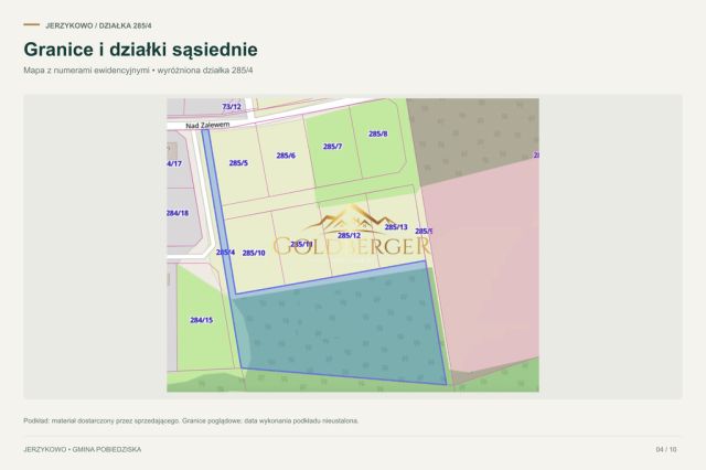 Działka budowlana Jerzykowo, ul. Nad Zalewem. Zdjęcie 4
