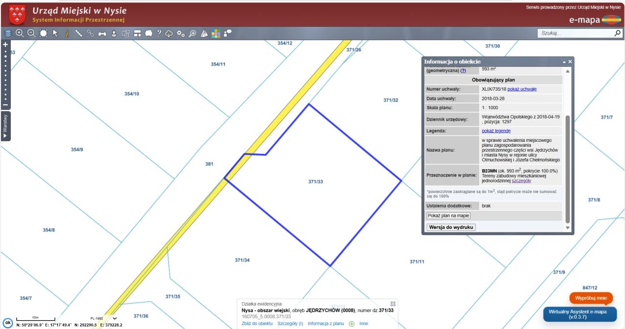 Działka budowlana Jędrzychów, ul. Józefa Chełmońskiego. Zdjęcie 2