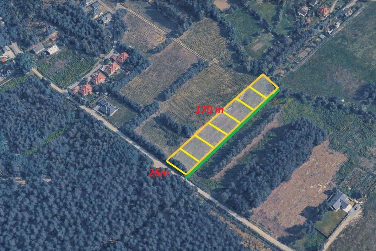 Działka budowlana Wysoka Głogowska, ul. Leśne Zacisze. Zdjęcie 7