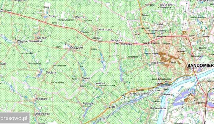 Działka Węgrce Panieńskie