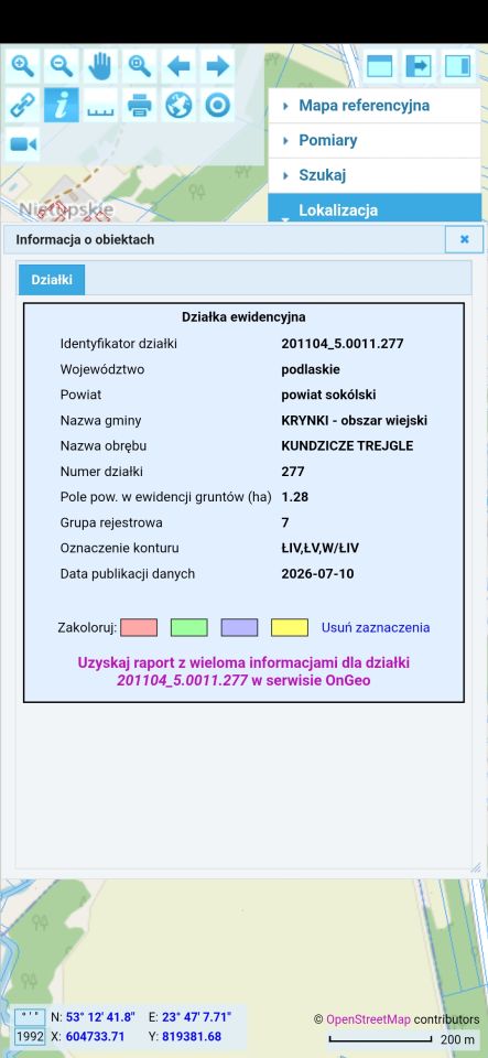 Działka rolna Kundzicze. Zdjęcie 2