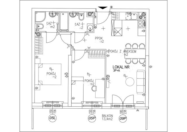 Mieszkanie 3-pokojowe Warszawa Białołęka, ul. Dionizosa. Zdjęcie 3