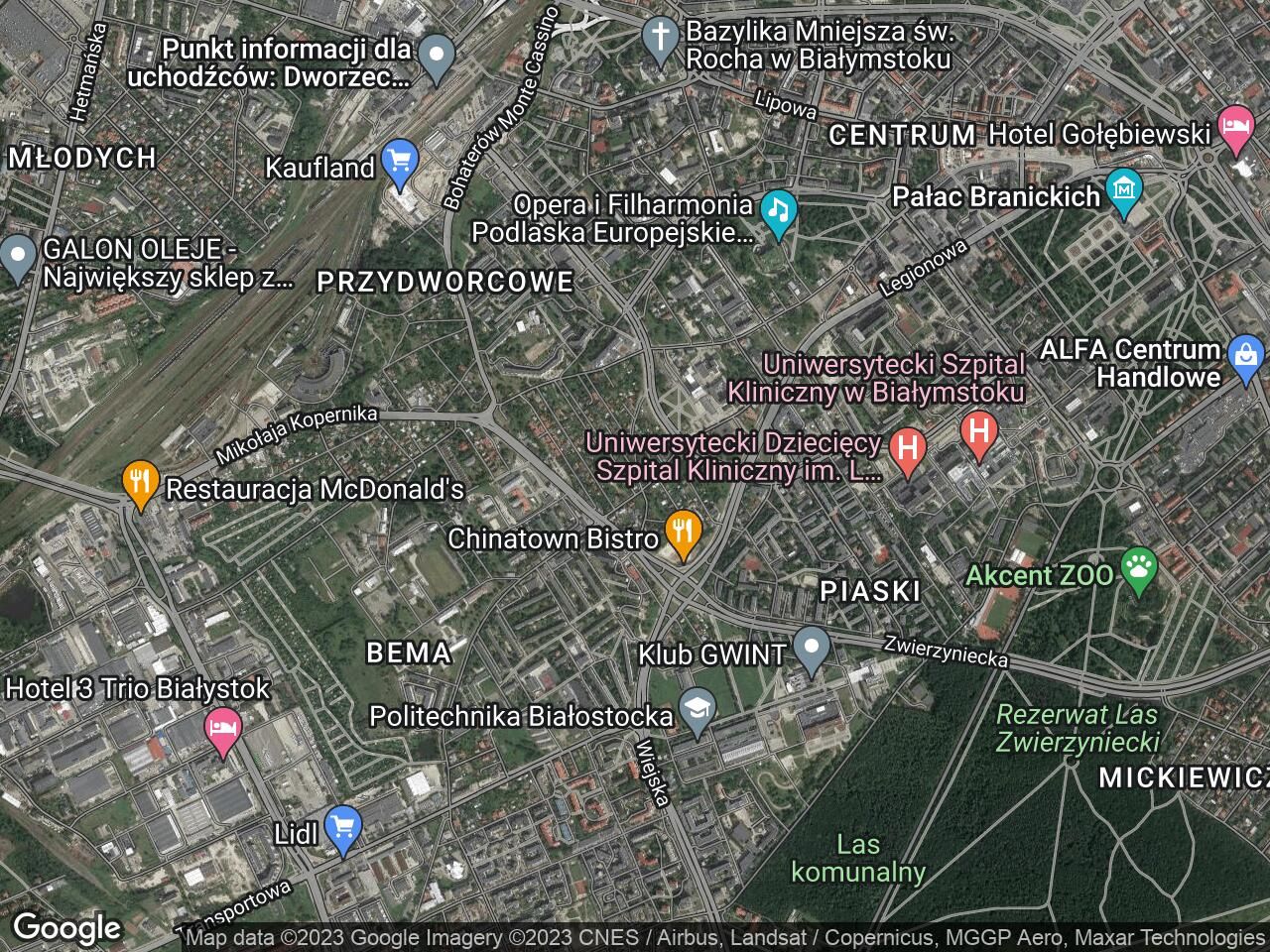 Garaż/miejsce parkingowe Białystok Centrum, ul. Jana Kochanowskiego