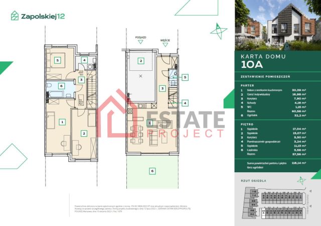 dom szeregowy, 4 pokoje Rumia, ul. Gabrieli Zapolskiej. Zdjęcie 11