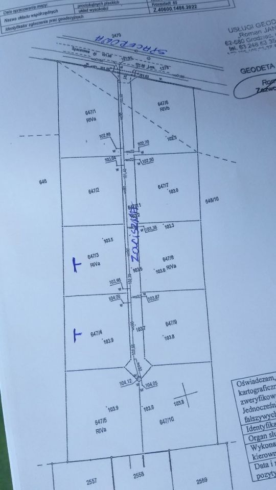 Działka budowlana Grodziec, ul. Zaciszna. Zdjęcie 2