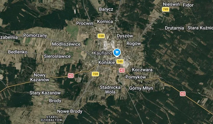 Działka budowlana Końskie, ul. Akacjowa