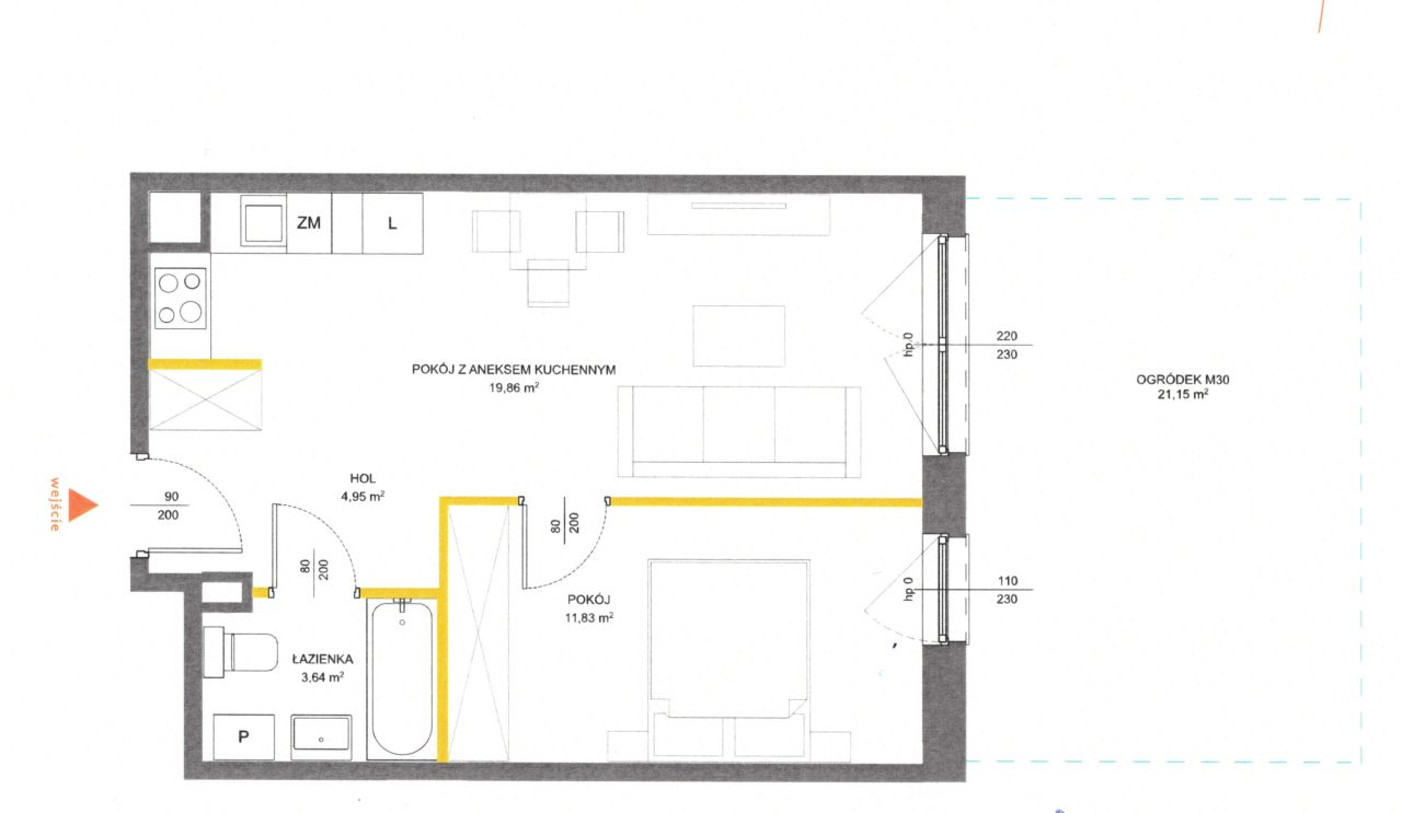 Mieszkanie 2-pokojowe Warszawa Białołęka, ul. Marii Callas. Zdjęcie 16