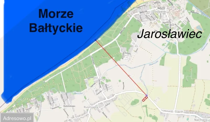 Działka budowlana Jarosławiec