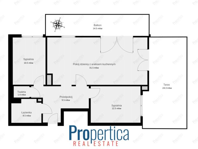 Mieszkanie 3-pokojowe Warszawa Białołęka, ul. Skarbka z Gór. Zdjęcie 20