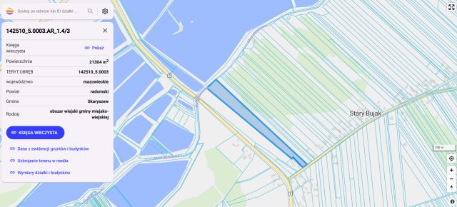 Działka rolno-budowlana Bujak. Zdjęcie 1