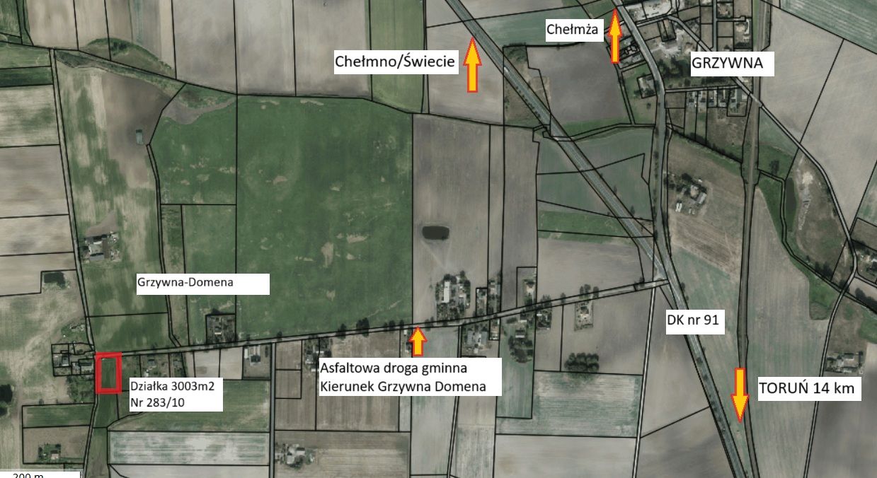 Działka budowlana Grzywna Domena, ul. Klonowa. Zdjęcie 5