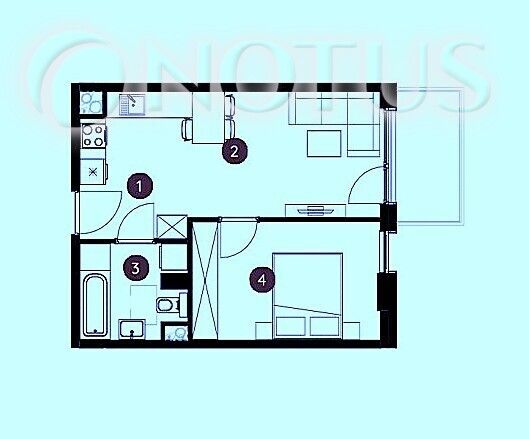 Mieszkanie 2-pokojowe Katowice, al. Wojciecha Korfantego. Zdjęcie 3