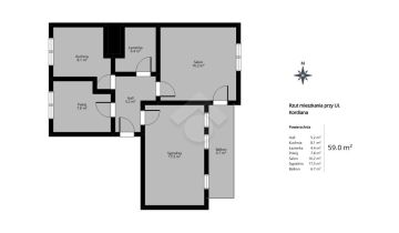 Mieszkanie 3-pokojowe Kraków Kurdwanów, ul. Kordiana