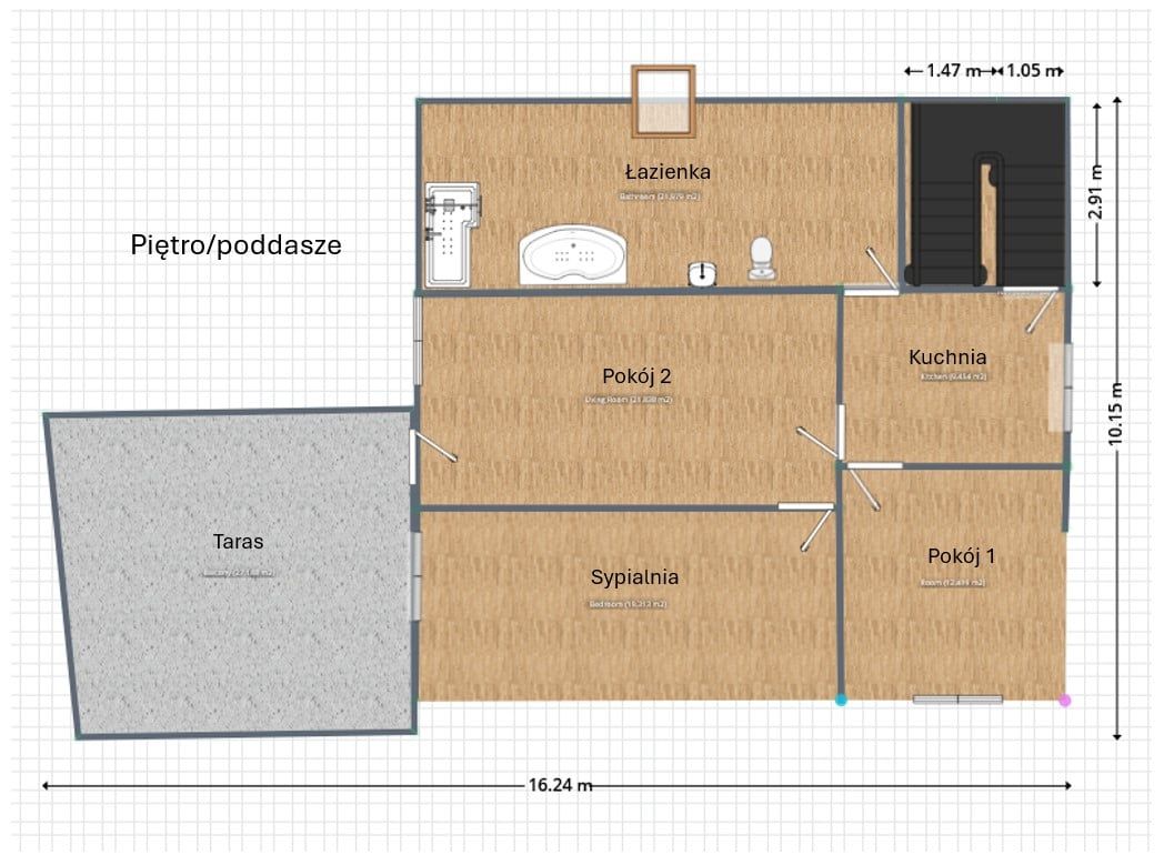 dom wolnostojący, 6 pokoi Poznań Piątkowo, Umultowska. Zdjęcie 3
