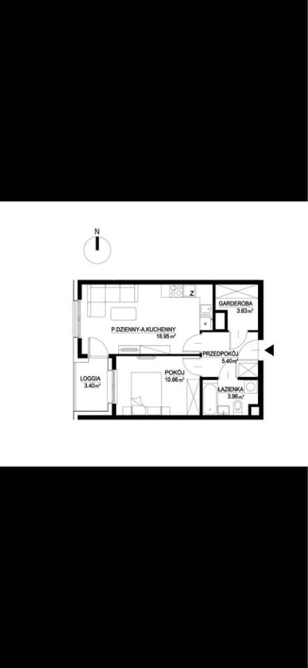 Mieszkanie 2-pokojowe Kraków Podgórze, ul. Lipska. Zdjęcie 6