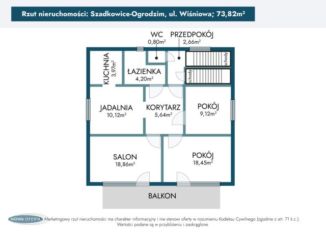 dom wolnostojący, 4 pokoje Szadkowice-Ogrodzim, ul. Wiśniowa. Zdjęcie 29