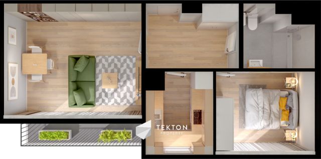 Mieszkanie 2-pokojowe Poznań Dębiec, os. Dębina. Zdjęcie 16