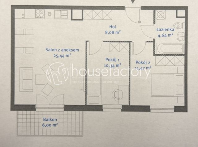Mieszkanie 3-pokojowe Łódź, ul. Senatorska. Zdjęcie 10