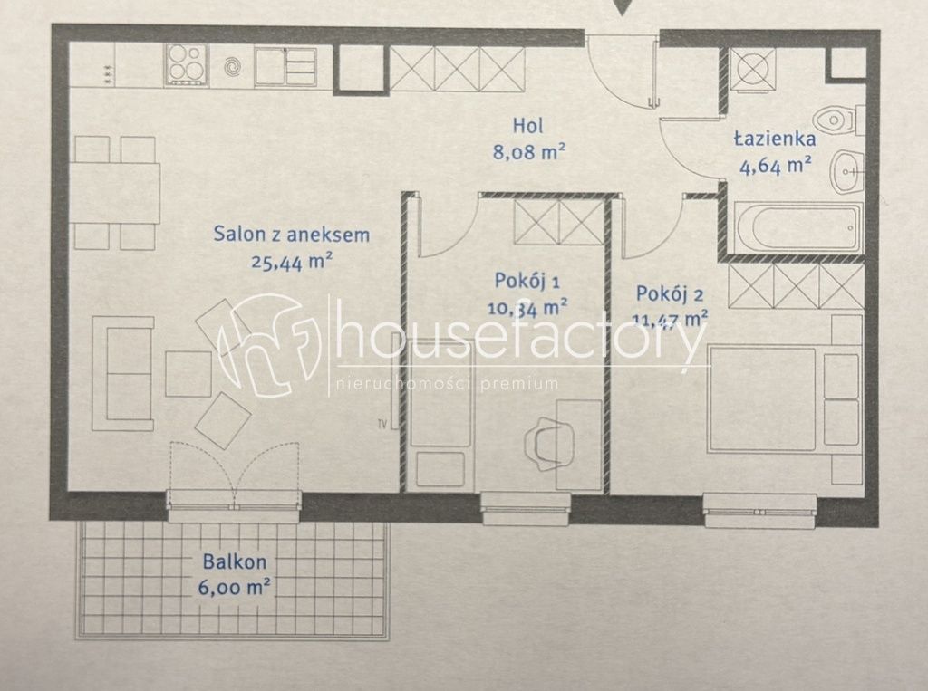 Mieszkanie 3-pokojowe Łódź, ul. Senatorska. Zdjęcie 10