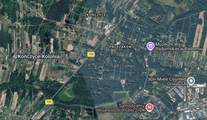 Działka budowlana Radom Pruszaków, ul. Karola Szymanowskiego