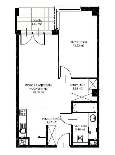 Mieszkanie 2-pokojowe Szczecin Świerczewo, ul. Santocka. Zdjęcie 14