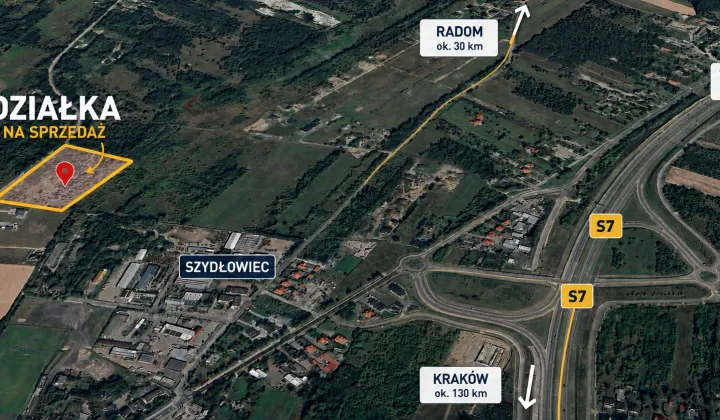Działka inwestycyjna Szydłowiec, ul. Północna