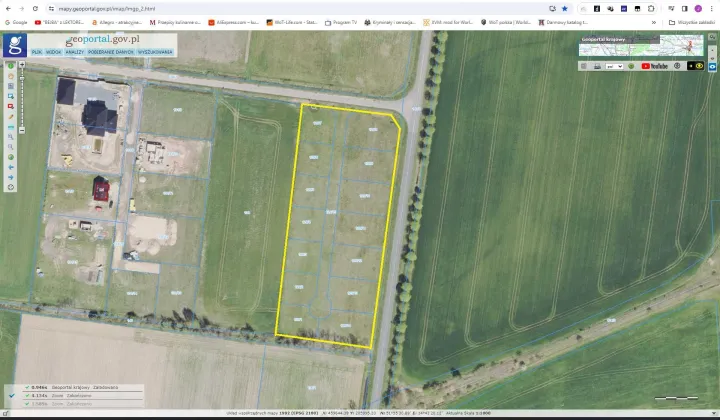 Działka rolna Gubinek