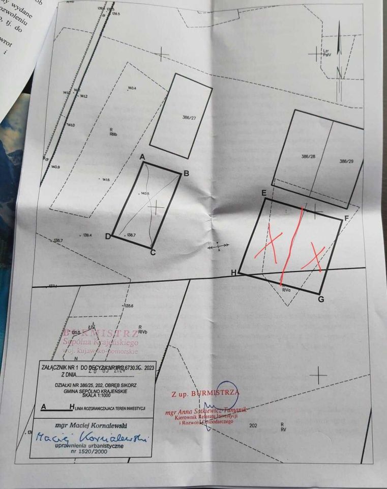 Działka budowlana Sikorz. Zdjęcie 4