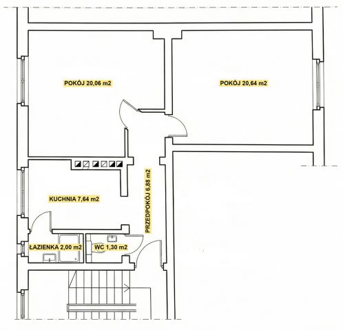 Mieszkanie 2-pokojowe Szczecin Niebuszewo, ul. Adama Asnyka. Zdjęcie 15